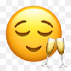 Bitchybutclassy Champagne Emoji Funny Sticker By Hi - Wine Glass,Hi Emoticon