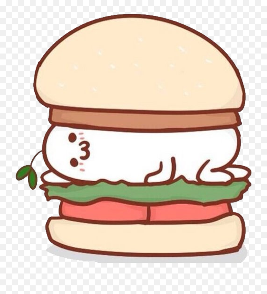 31 Food Cartoon Ideas - Hamburger Bun Emoji,Cheeseburger Emoji Pillow
