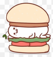 31 Food Cartoon Ideas - Hamburger Bun Emoji,Cheeseburger Emoji Pillow