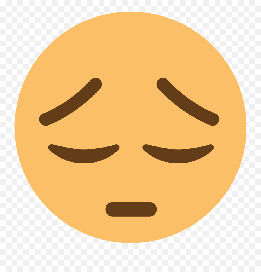 Pensive Face Emoji Clipart,Pensive Emoji
