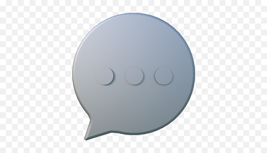 Premium Speech Bubble 3d Download In Png Obj Or Blend Format - Dot Emoji,Emojis Speech Bubble