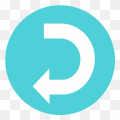 Right Arrow Curving Left Emoji High Definition Big - Vertical,Left Emoji
