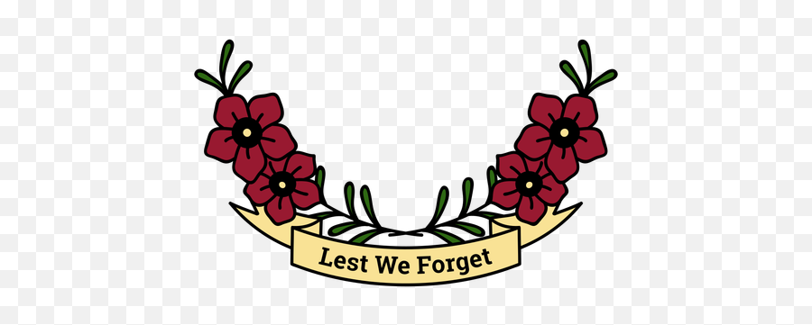Anzac Day Rose Wreath Badge Transparent Png U0026 Svg Vector Emoji,Rose Emoji Cut & Paste