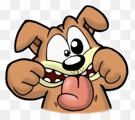 Animated Dog With Silly Face - Silly Clipart Emoji,Silly Face Emoticons