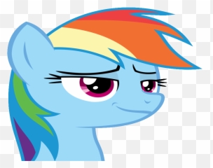 Sticker Other Rainbow Dash My Little Pony Mlp Bleu - Rainbow Emoji,Surprised Facial Emotions