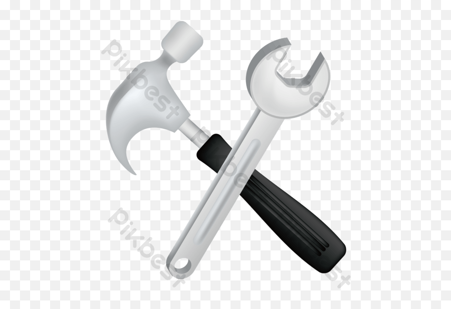 Vector Wrench Hammer Element Png Images Ai Free Download Emoji,Claw Emoji