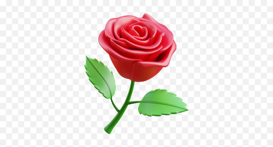 Premium Rose 3d Illustration Download In Png Obj Or Blend Emoji,Emoji Flower Rose