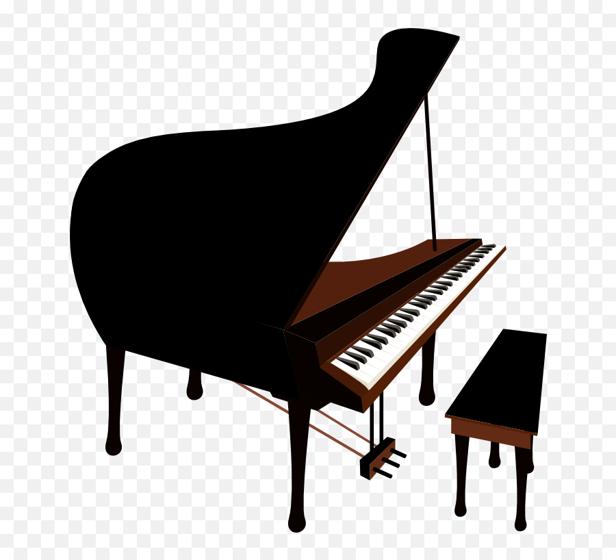 Piano2x - Les Instruments À Clavier Clipart Full Size Piano On White Background Emoji,Piano Emoji Png