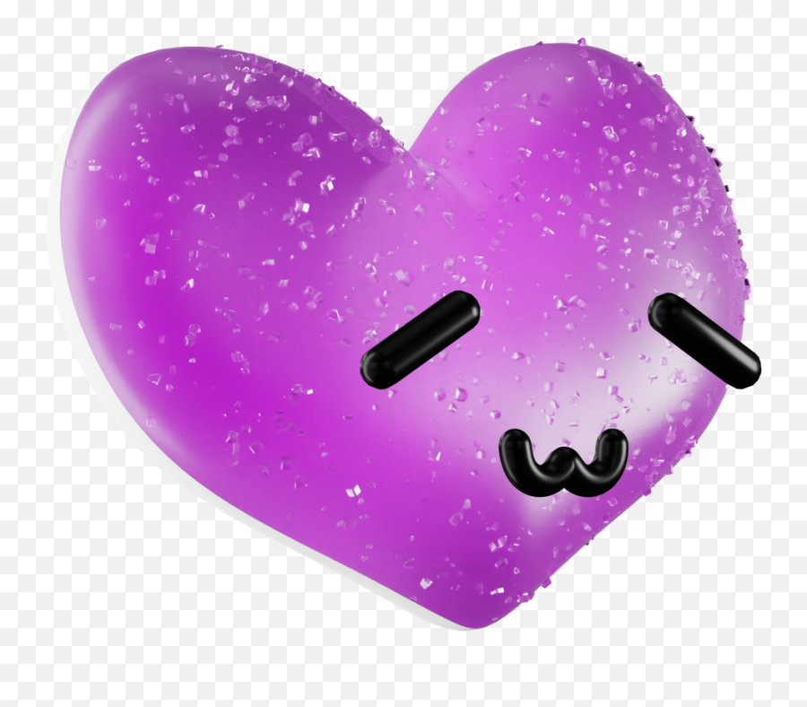 Elrond Candy Emoji,Purple Hearts Emoji