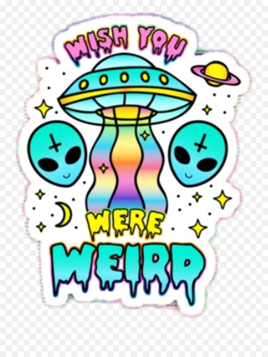Cute Rainbow Png - Drawing Emoji,Alien Emoji Patch
