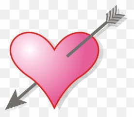 Download Svg Love Arrow Clipart - Pink Hearts With Arrows Emoji,Heart With Arrow Emoji