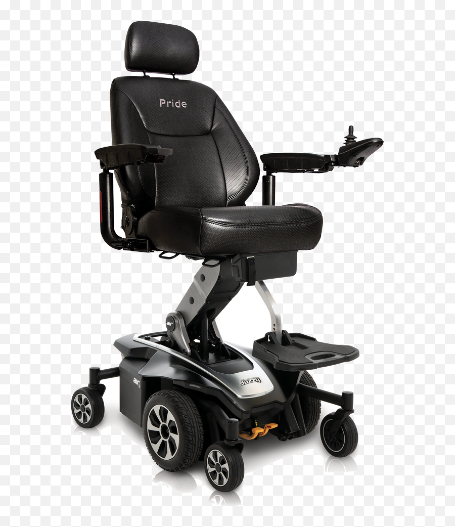 New Pride Mobility Jazzy Air 2 Power Chair 12 Seat Elevate Mid - Wheel Drive Pride Jazzy Air 2 Emoji,Alber Emotion Wheels