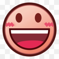 Grinning Face With Big Eyes Emoji - Emojidex,Big Eyes Emoji