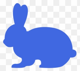 Royal Blue Rabbit 2 Icon - Free Royal Blue Animal Icons Blue Bunny Png Transparent Emoji,Facebook Rabbit Emoticon