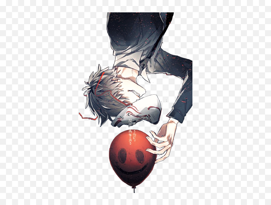 Balloon Balloonboy Sticker - Anime Boy Evil Smile Emoji,Evil Emoji Pillow