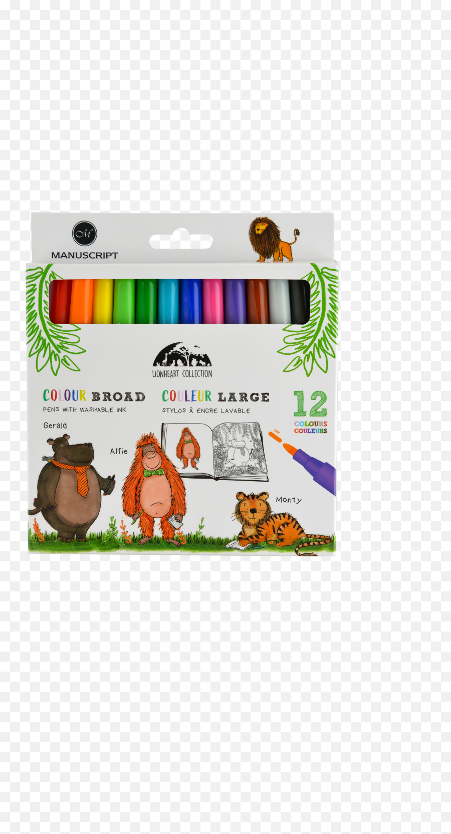 Lionheart Colouring Pens And Pencils Emoji,Emotion Pencils