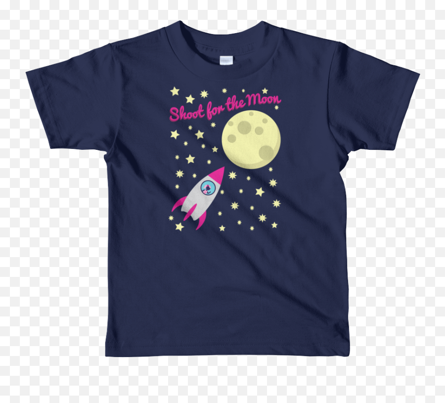 Shoot For The Moon - Toddler Tee Boundless Girl Emoji,Dino Emoticon