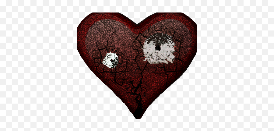 Scbrokenheart Heart Cracked Sticker - Heart Bullet Png Emoji,Cracked Heart Emoji