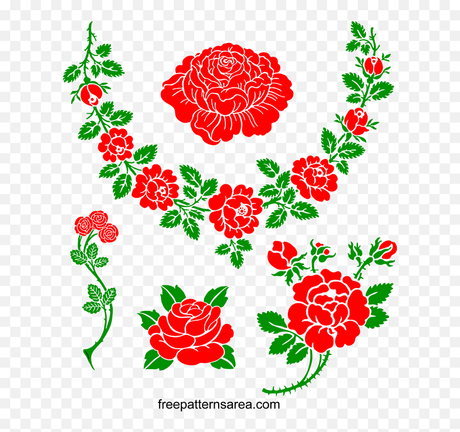 Rose Silhouette Vector Stencil Art Designs Freepatternsarea Emoji,Free 3d Emotions