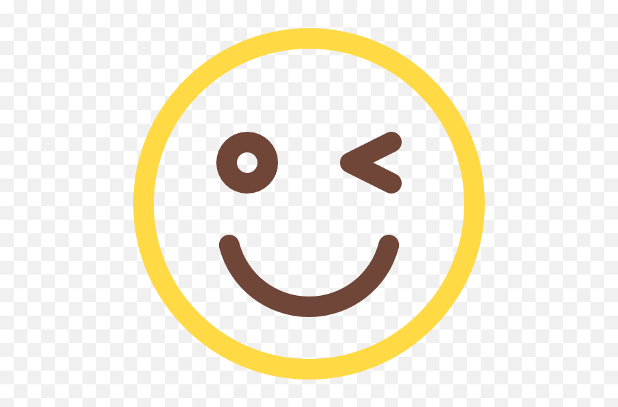 Wink - Free Smileys Icons Wide Grin Emoji,Barf Face Emoticon