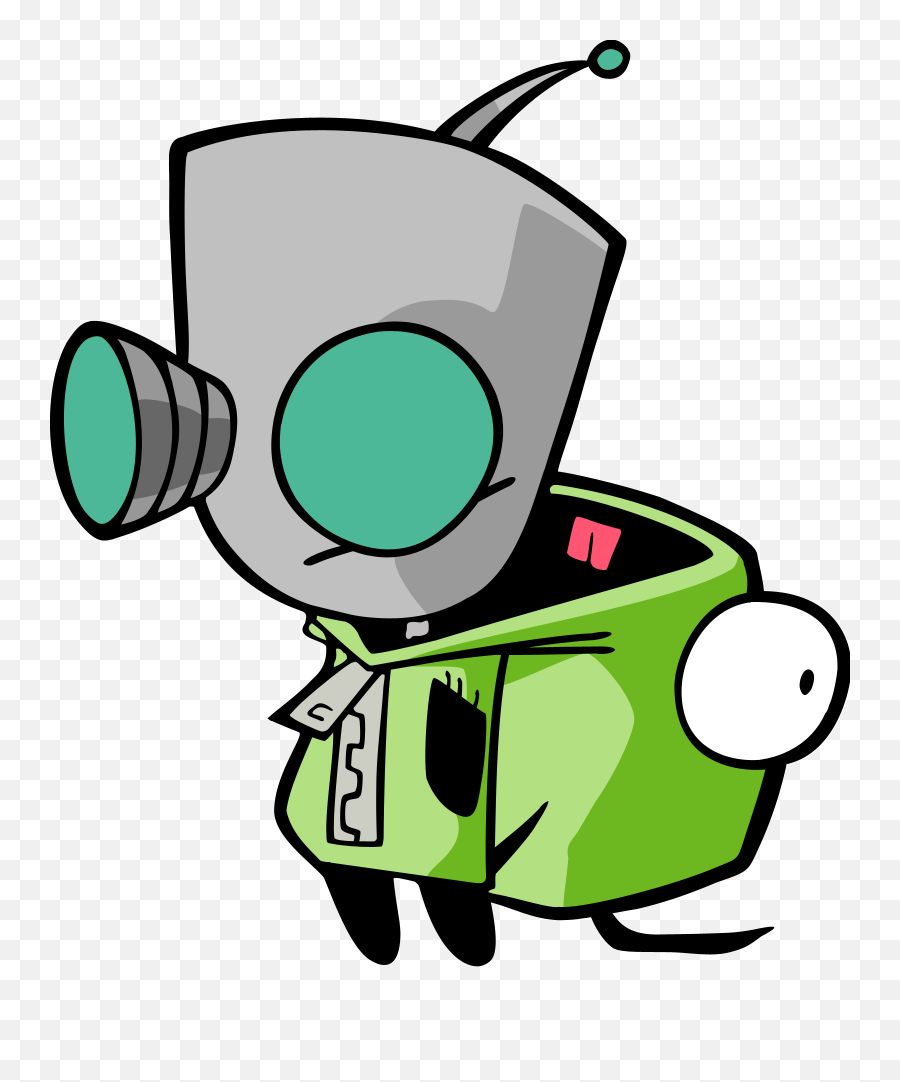 List Of Invader Zim Characters - Gir Invader Zim Emoji,Fanfiction Zim Dib Antenna Emotion Movie