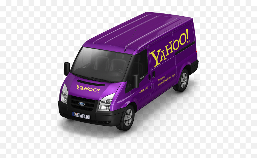 Yahoo Van Front Icon Container 4 Cargo Vans Iconset - Dhl Icon Van Emoji,Yahoo Emoji