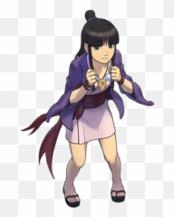 Maya Fey Animoe - Ace Attorney Maya Fey Emoji,Phoenix Wright Text Emoticons