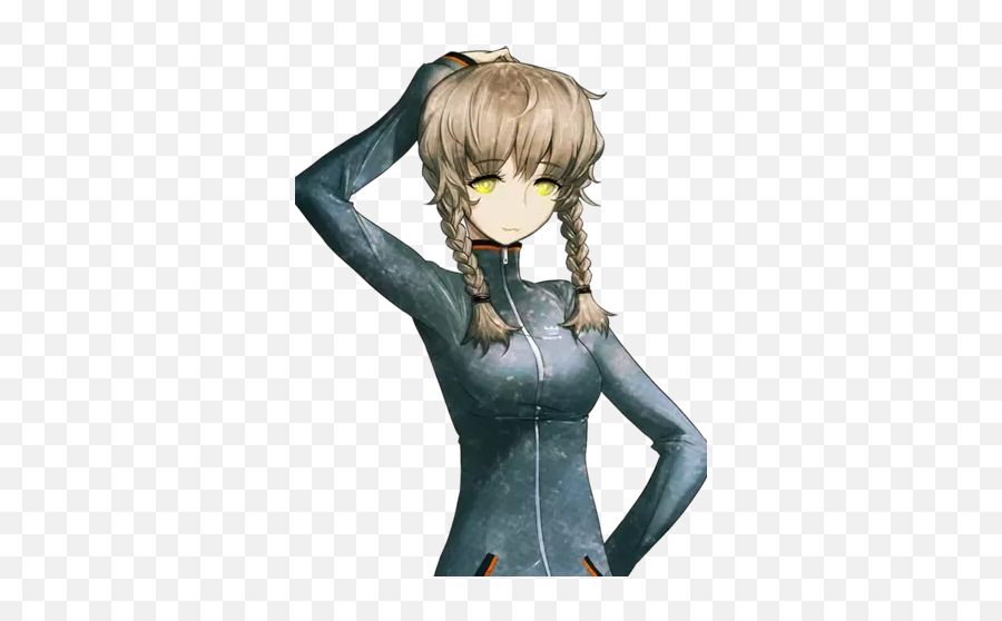 Most Complex Characters In Anime - Suzuha Steins Gate Emoji,What Is The Name Of The Anime, Where Females Emotions To Power Their Suits