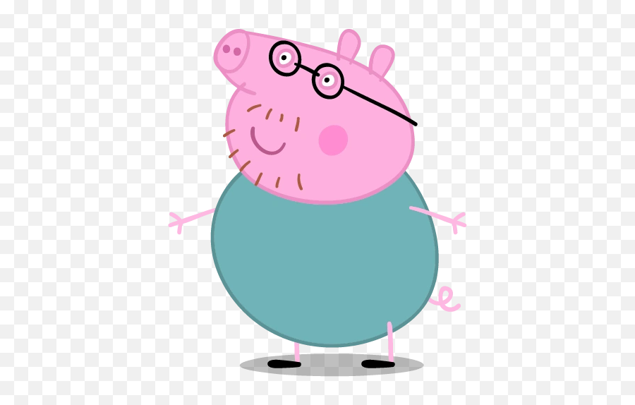 Daddy Pig - Daddy Pig Emoji,Daddy Daughter Emoji Outfit