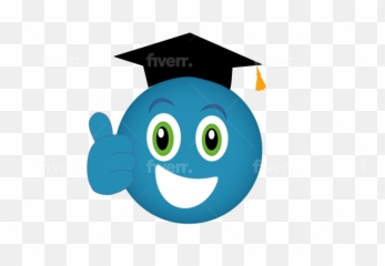Design Unique Emojis Caricatures And Cartoons - Square Academic Cap,Graduation Emoji