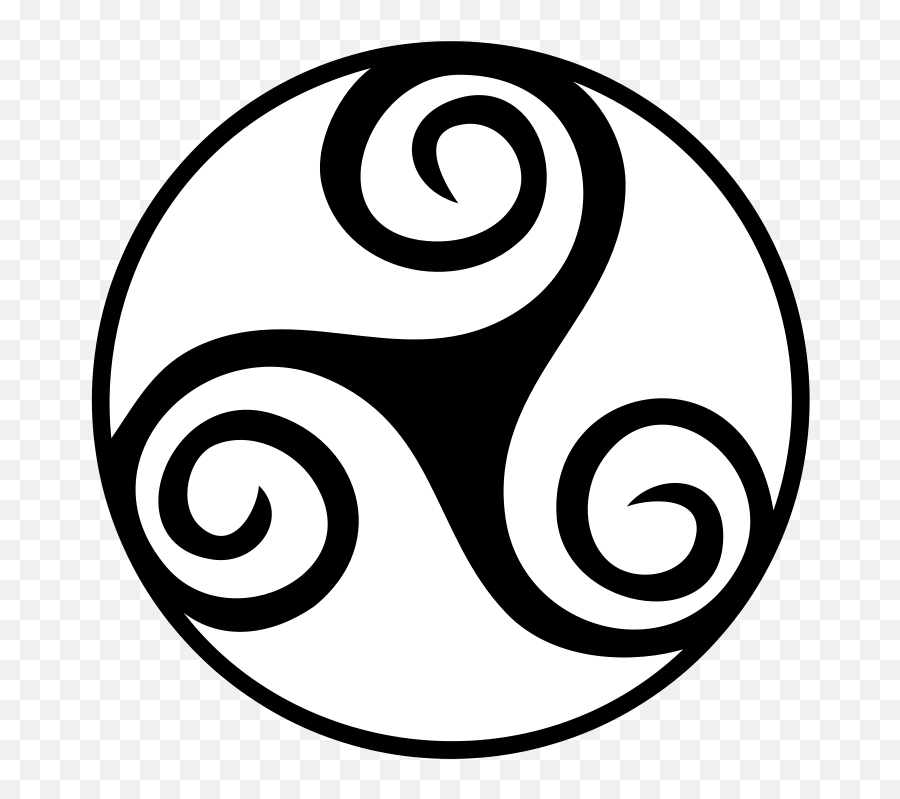 Celtic Triskell 01 Clipart - Tribal Celtic Circle Emoji,Celtic Emoticons