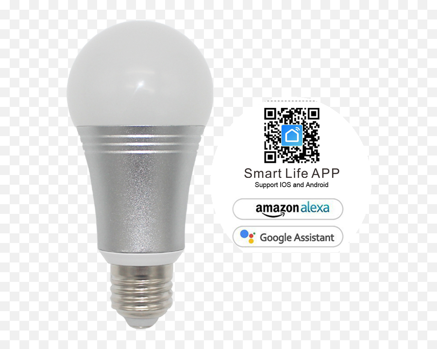 5w 7w Wifi Bulb Light Works With Google Home Assistant Mobile App Smart Led Bulb - Buy Led Work Light Redsmart Led Light Cct Rgbwdownload Android Incandescent Light Bulb Emoji,Lightworks Add Emoji