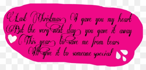 Christmas Song Lyrics Sticker Challenge On Picsart - Language Emoji,Last Christmas Emoji