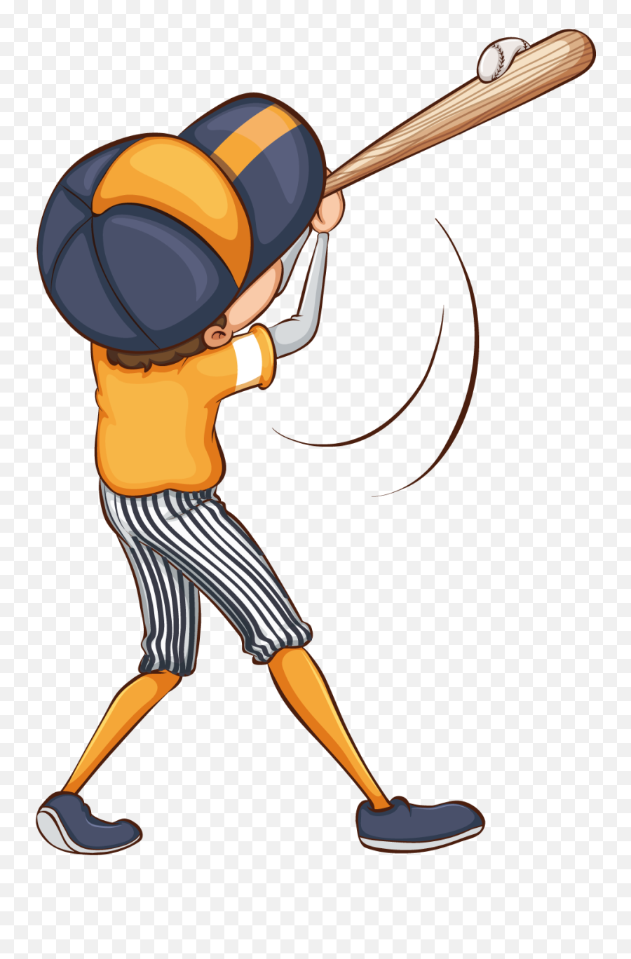 Drawing Baseball Player Illustration - Baseball Bat Cartoon Png Emoji,Emoticon Mlb Player