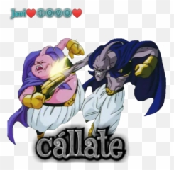 Majin Buu Stickers Para Whatsapp - Super Buu Girl Vs Majin Emoji,Emoticon Marihuano
