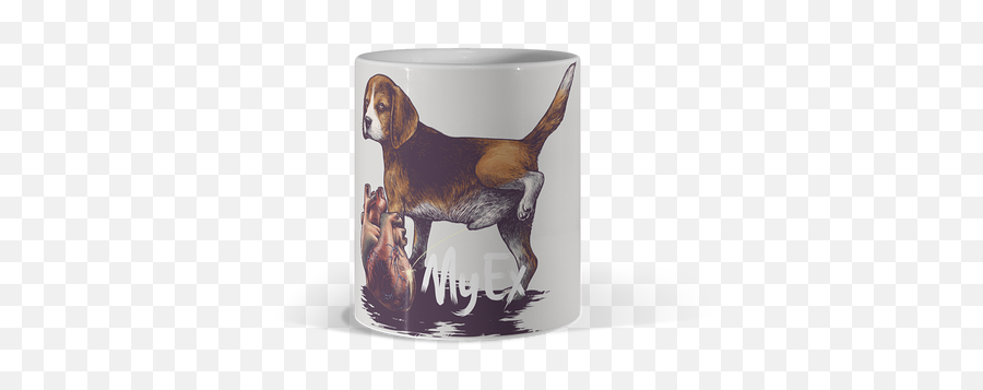 Trending Dog Mugs Design By Humans - Mug Emoji,Basset Hound Emoji