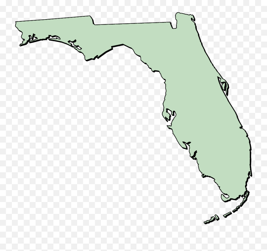 Florida State Outline Clip Art Image - Florida Map Clipart Emoji,Florida State Emoji