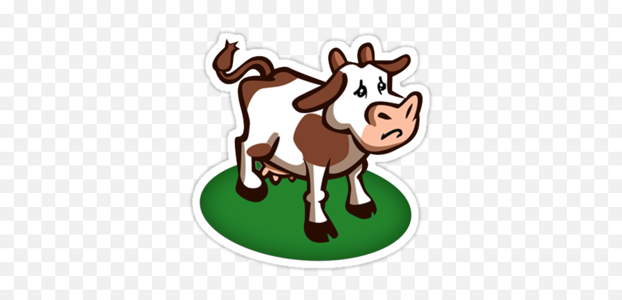 Download Sad Cow Mascot - Bcg Matrix Cash Cows Png Image Sad Cow Png Emoji,Matrix Emoji