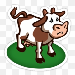 Download Sad Cow Mascot - Bcg Matrix Cash Cows Png Image Sad Cow Png Emoji,Matrix Emoji