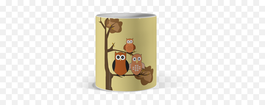 Best Owl Mugs Design By Humans Emoji,Cartoon Owls With Different Emotions