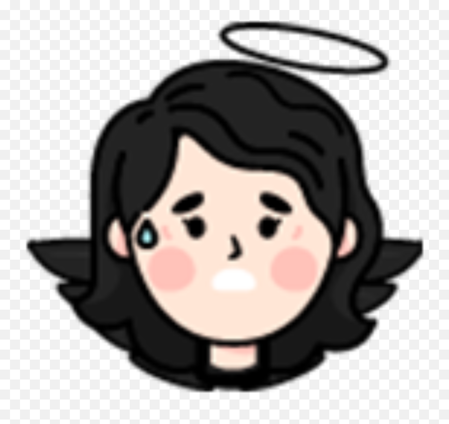 Angel Emoji Free Twitch Emotes,Opposite Of Angel Emoji
