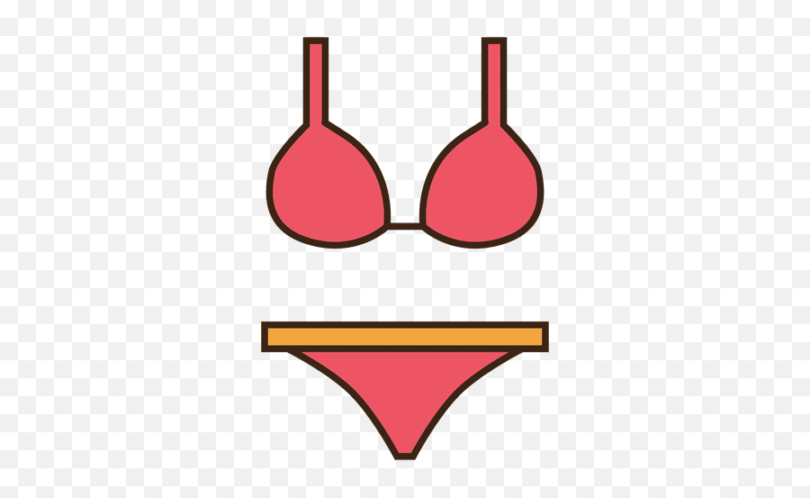 Pink Stroke Bikini Underwear Transparent Png U0026 Svg Vector Emoji,Swimsuit Emojis
