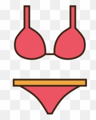Pink Stroke Bikini Underwear Transparent Png U0026 Svg Vector Emoji,Swimsuit Emojis