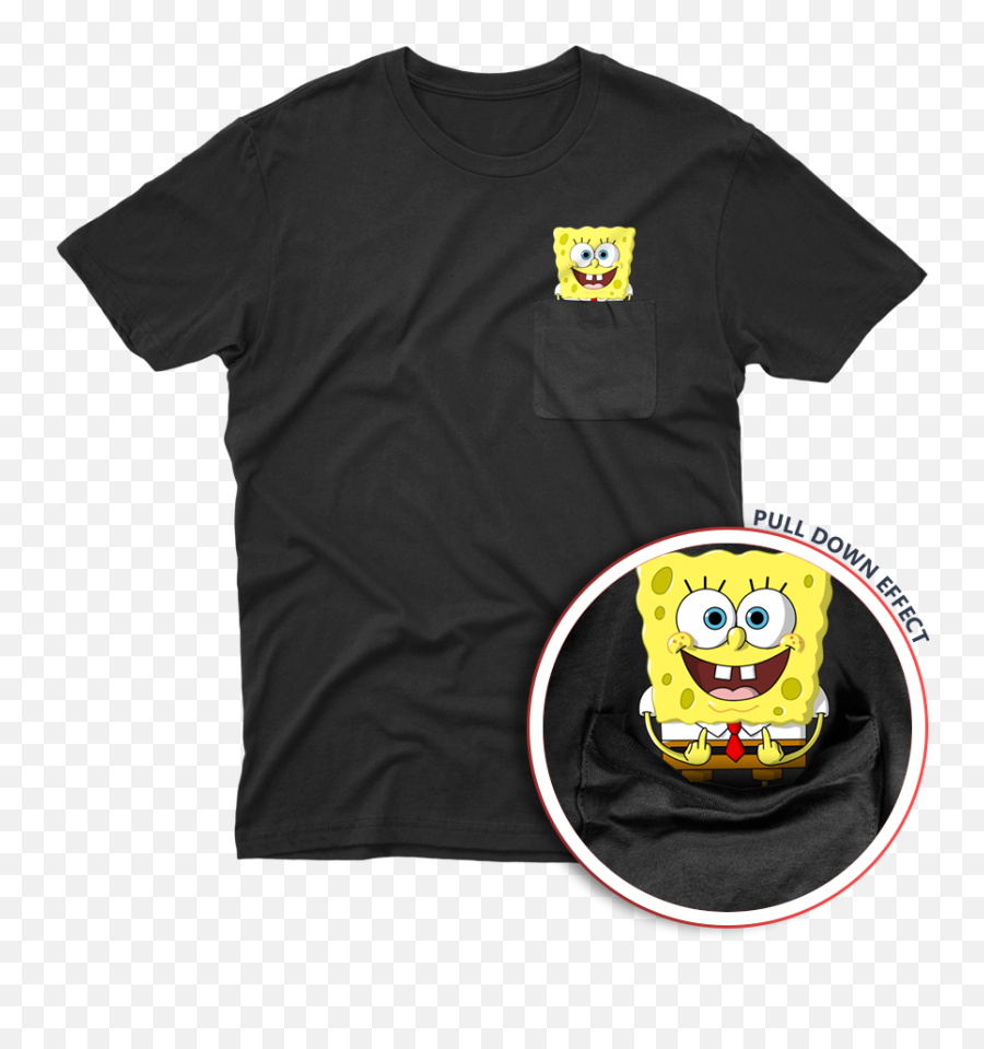 Download Hd Happy Spongebob Middle Fingers Black Unisex Emoji,Bad Finger Emoticon