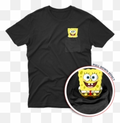 Download Hd Happy Spongebob Middle Fingers Black Unisex Emoji,Bad Finger Emoticon