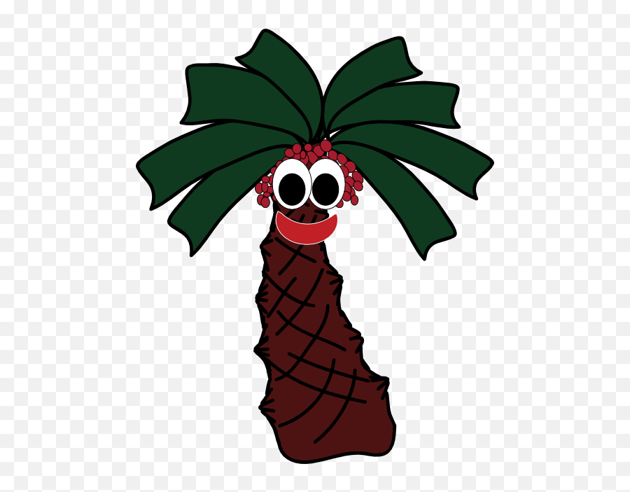 Smiley Palm Clipart I2clipart - Royalty Free Public Domain Emoji,Palm Tree Emoticons