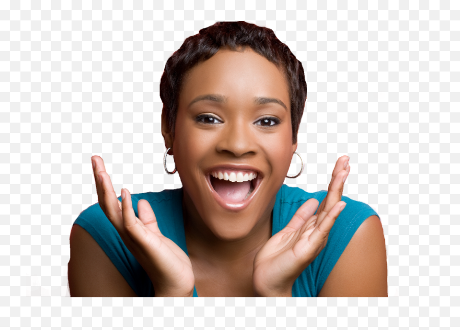 Happy Person Png Transparent Images - Happy Black Woman Png Emoji,Female African American Afro Emojis