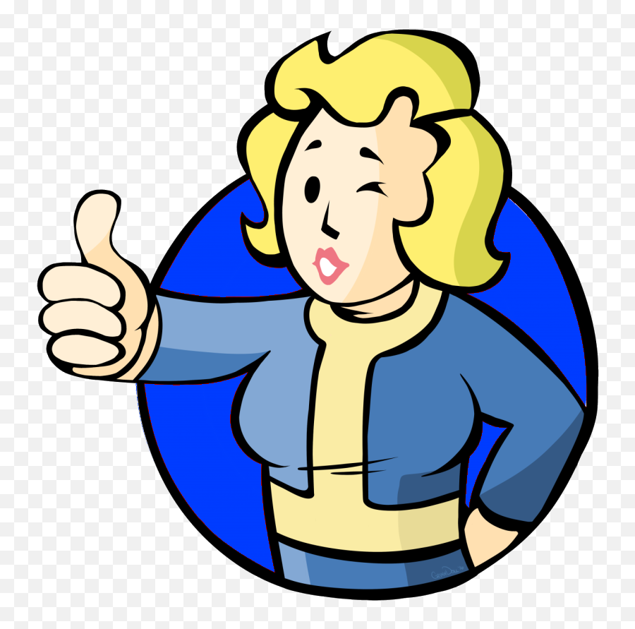 Edits Of Fallout Thumbs Up Guy Rcool Emoji,Vault Emoji