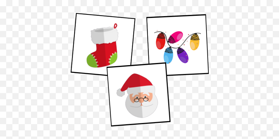 Party Cubes Christmas Game Edition - Printable Instant Emoji,Christmas Hat Emoji Copy And Paste