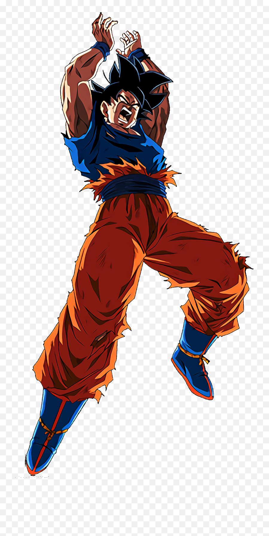 Ui Goku Hands Held Up Dbs Render Dragon Ball Z Dokkan Emoji,Hands Up Paste Emoji